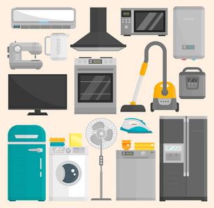 厨房设备冰箱家电家用烤箱洗涤微波家电烹饪冷冻工具照片